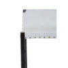 Kendari Grey Leather Bar Stool