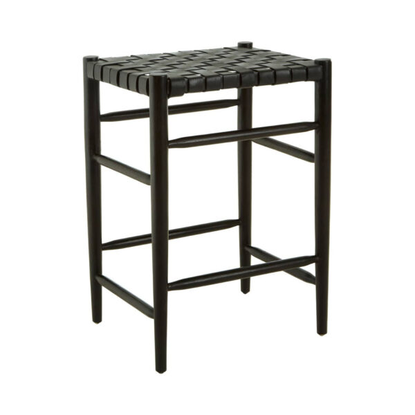 5527085__46480.1779686562.jpg Kendari Black Woven Leather Barstool