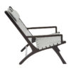 Kendari Grey Woven Leather Strap Chair