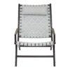 Kendari Grey Woven Leather Strap Chair
