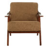 Kendari Teak Wood Frame Armchair with Cushions