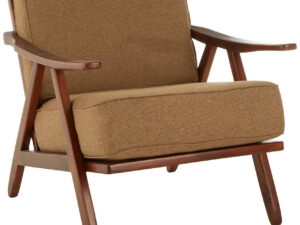 Kendari Teak Wood Frame Armchair with Cushions