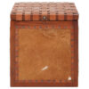 Kendari Hair on Leather Storage Stool