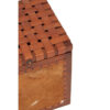 Kendari Hair on Leather Storage Stool