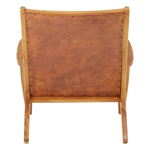 Kendari Brown Leather Chair