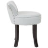 Kendari Grey Leather Rounded Chair