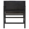 Kendari Black Teak Wood Frame Armchair