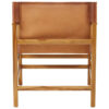 Kendari Brown Cow Leather Chair