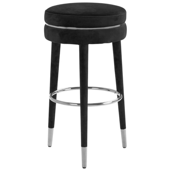 5527265__75648.1754512657.jpg Manhattan Grey Velvet Bar Stool with Rubberwood Legs