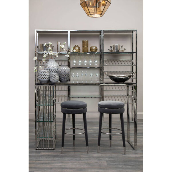 5527265_liv_01__87593.1754512653.jpg Manhattan Grey Velvet Bar Stool with Rubberwood Legs