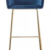 Tamzin Blue Velvet Low Back Bar Chair