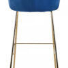 Tamzin Blue Velvet Low Back Bar Chair