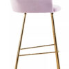 Tamzin Pink Velvet Low Back Bar Chair