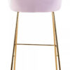 Tamzin Pink Velvet Low Back Bar Chair