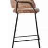 Tamzin Brown Faux Leather Bar Chair