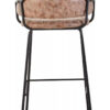 Tamzin Brown Faux Leather Bar Chair