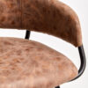 Tamzin Brown Faux Leather Bar Chair