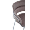 Tamzin Mink Velvet Bar Chair