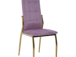 Tamzin Pink Velvet High Back Dining Chair
