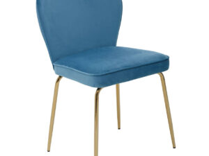 5527329__98669.1767251037.jpg Tamzin Blue Velvet Curved Back Dining Chair