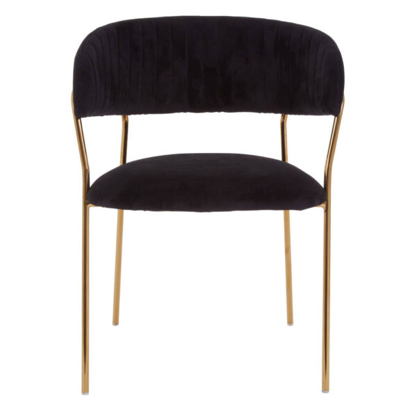 5527338_01__44595.1767346622.jpg Tamzin Black Velvet Channel Tufted Dining Chair with Gold Finish Legs