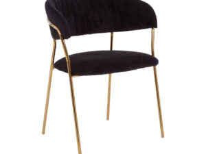 5527338__75695.1767346622.jpg Tamzin Black Velvet Channel Tufted Dining Chair with Gold Finish Legs