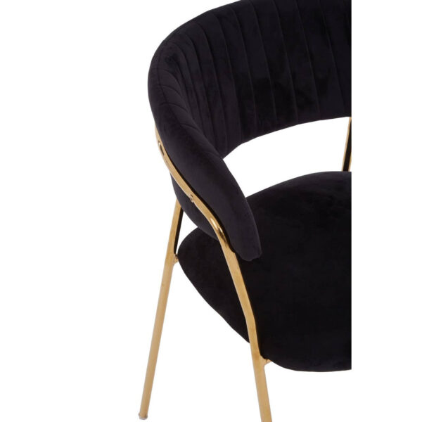 5527338_mac_01__89593.1767346622.jpg Tamzin Black Velvet Channel Tufted Dining Chair with Gold Finish Legs