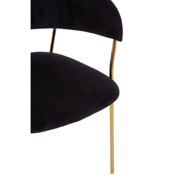 5527338_mac_02__57483.1767346622.jpg Tamzin Black Velvet Channel Tufted Dining Chair with Gold Finish Legs