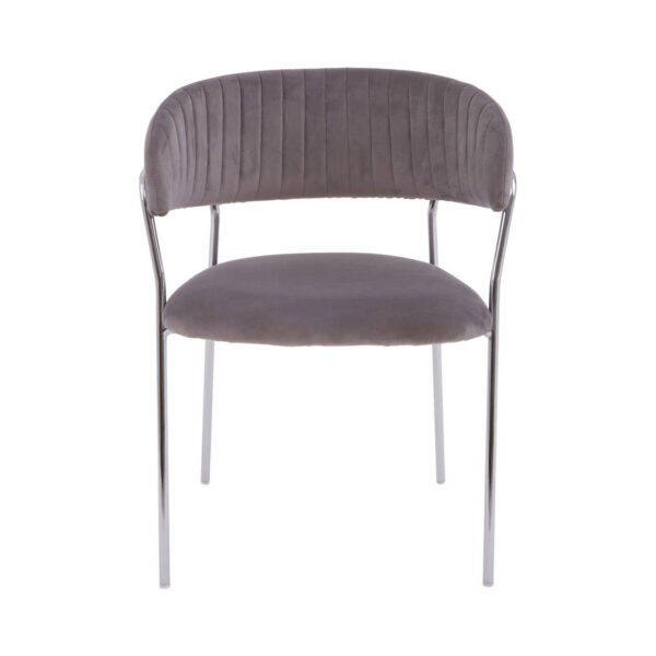 5527340_01__24064.1767356921.jpg Tamzin Mink Velvet Channel Tufted and Chrome Finish Dining Chair