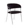 5527342__84663.1768305822.jpg Tamzin Black Velvet Channel Tufted Dining Chair