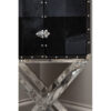 Kensington Townhouse Hair on Leather Cross Base Drinks Cabinet