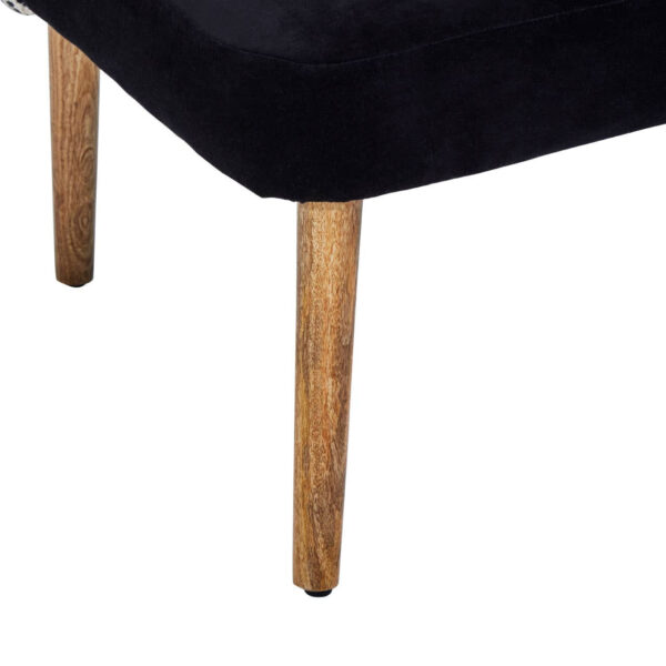Cefena Black and White Moroccan Design Bench