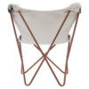 Cefena Black and White Pattern Butterfly Chair