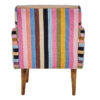 5527805_03__72800.1767257518.jpg Cefena Multi Colour Kilim Style Fabric Chair With Mango Wood Legs