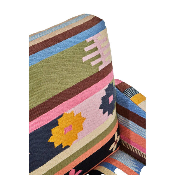 5527805_mac_02__66863.1767257518.jpg Cefena Multi Colour Kilim Style Fabric Chair With Mango Wood Legs