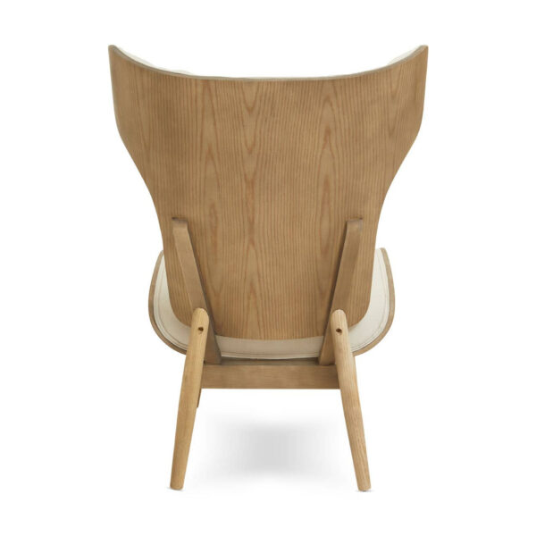 Vinsi Beige Chair With Winged Back