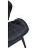 Vinsi Black Leather Effect Chair