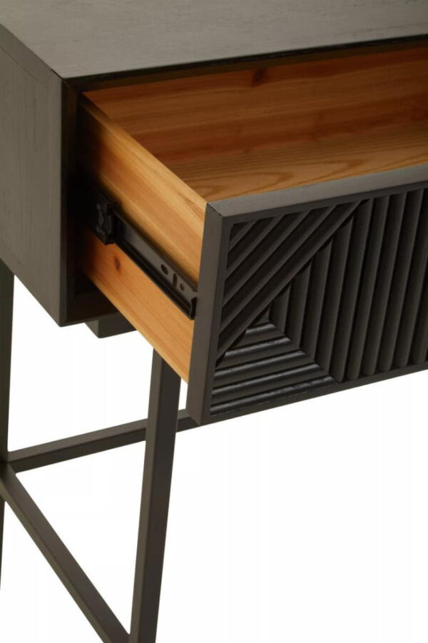 5528064_mac_04_-_web_size__98271.1754518038.jpg Jakara Black Finish Console Table with 2 Drawers