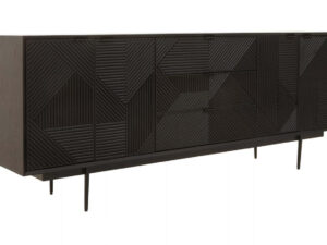 5528068_01_-_web_size__31695.1754518083.jpg Jakara Black Finish Sideboard with 4 Doors and 3 Drawers