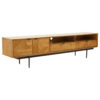 Jakara Natural Finish Carved Media Unit