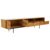 Jakara Natural Finish Carved Media Unit