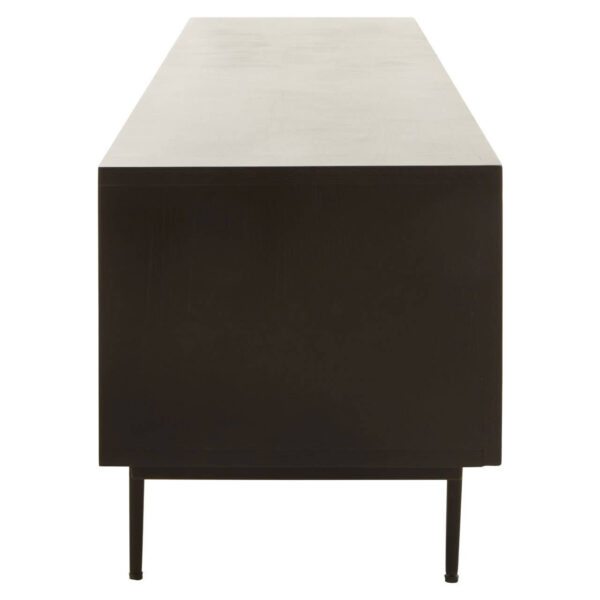Jakara Black Finish Carved Media Unit