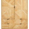 Jakara Natural Finish Cabinet with Drawers