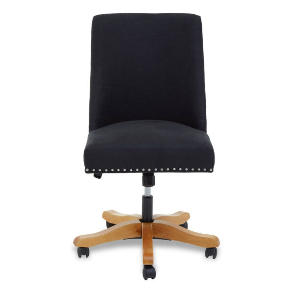 5528367__67149.1767787738.jpg Washington Black Fabric Home Office Chair with Wooden Base
