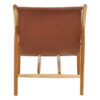 Kendari Antique Dark Brown Leather Chair