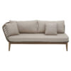 Opus Woven Rope Chaise Longue with Cushions