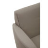 Wester Mink Leather Effect Swivel Chair