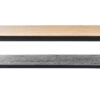 Kensington Townhouse Grey Wash and  Antique Black Rectangular Coffee Table