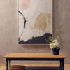 Kensington Townhouse Grey Wash and  Antique Black Rectangular Coffee Table