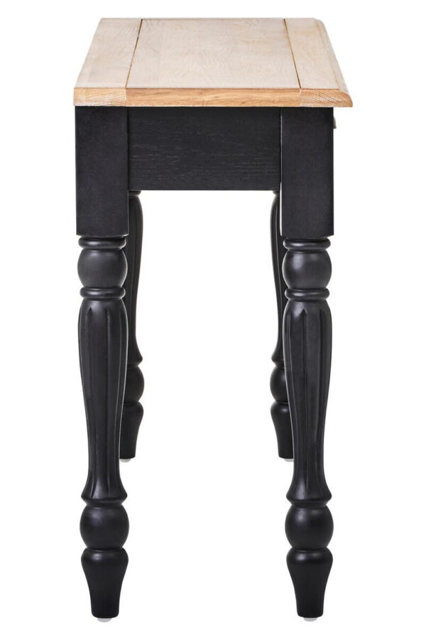 Kensington Townhouse Grey Wash and Antique Black Console Table